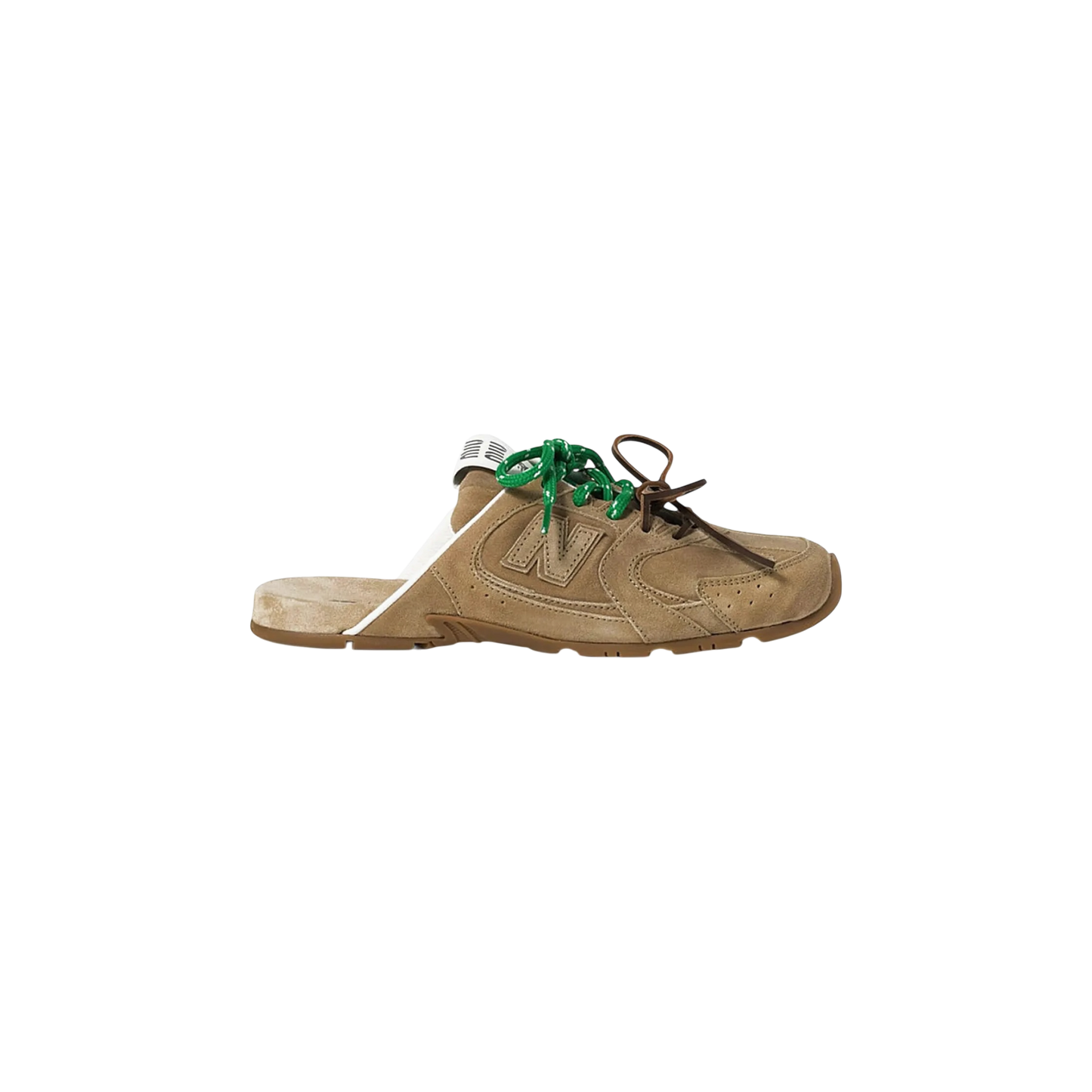 Miu Miu x New Balance 530 SL faded suede mules