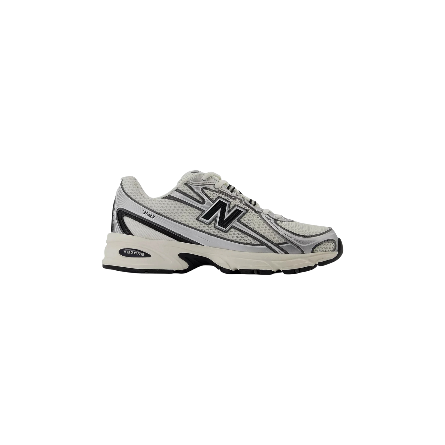 New Balance 740 Sea Salt Black Silver Metallic