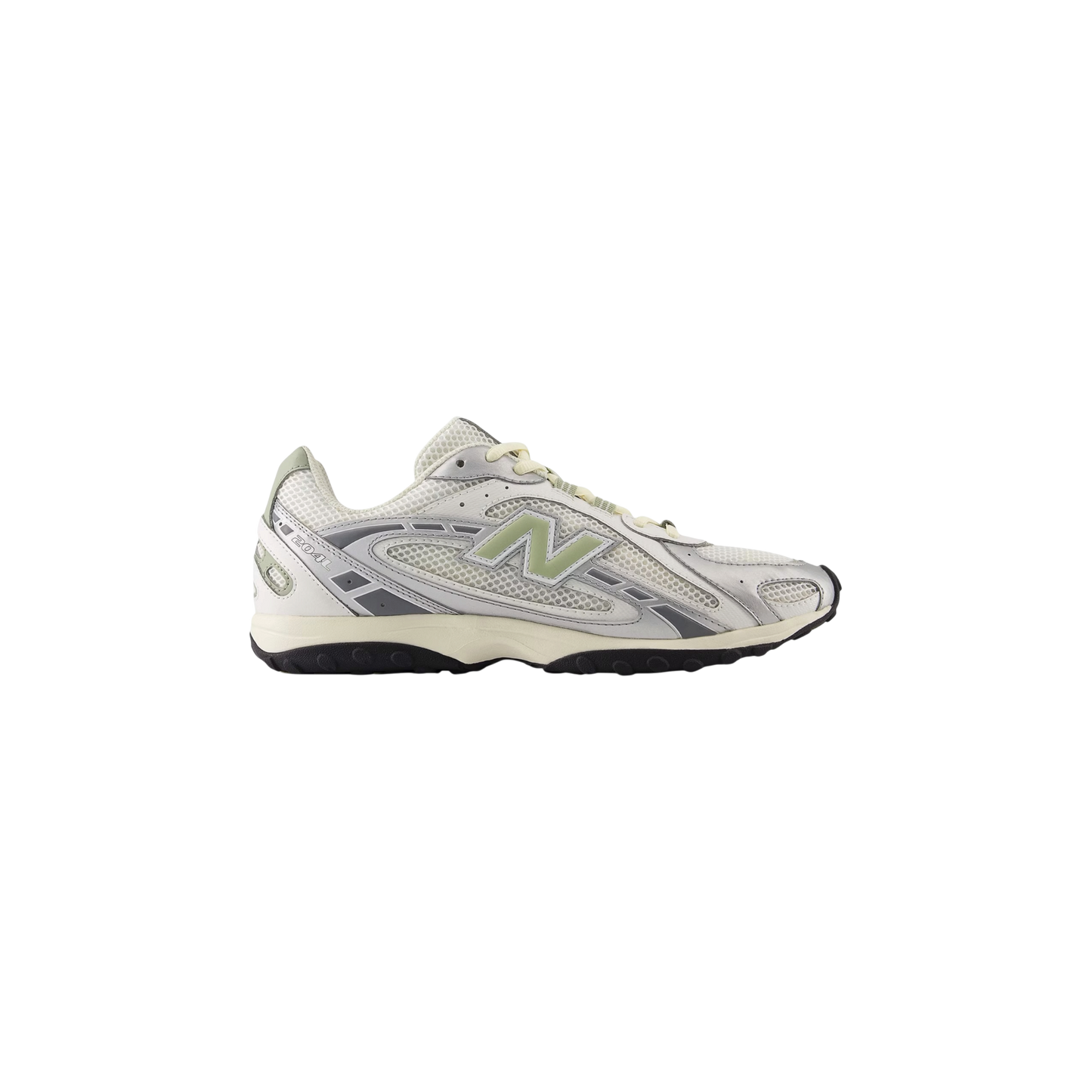 New Balance 204L Silver Metallic Sage Green