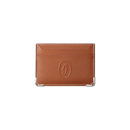 Cartier Beige Leather Must de Cartier Card Holder