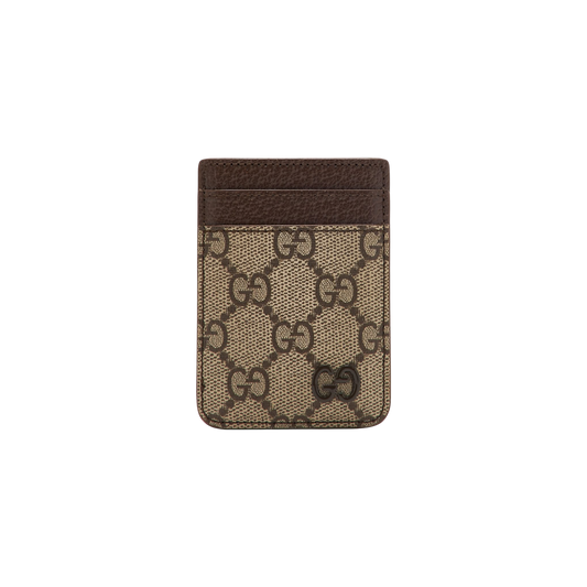 Gucci GG magnetic card case for Men - Beige
